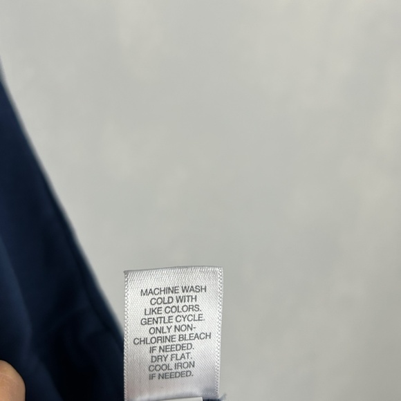 J. Jill size L Purejill cowl neck swing dress navy luxe tencel short long sleeve - Picture 13 of 13